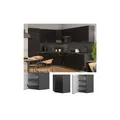 Produktbild: Vicco Eckhängeschrank Fame-Line Anthrazit Schwarz gestreift 57 cm