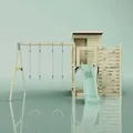 Produktbild: Spielturm Björn Aus Holz In Grünkinderschaukel - Polarplay