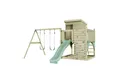 Produktbild: OutdoorToys Spielturm Björn, aus Holz in Mintgrün mit Kinderschaukel & Rutsche, Kletterwand