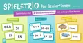 Produktbild: Spieletrio für Senioren und Seniorinnen Sammlung von drei Gedächtnisspielen m...