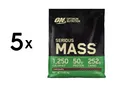 Produktbild: 5 x Optimum Nutrition Serious Mass (12lbs) Chocolate (16,54 EUR/kg)