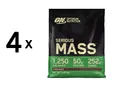 Produktbild: 4 x Optimum Nutrition Serious Mass (12lbs) Chocolate (16,50 EUR/kg)