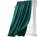 Produktbild: BEAUTEX Verdunkelungsgardine mit Kräuselband U-Band, Blackout Vorhang Blickdicht abdunkelnd, Größe und Farbe wählbar (Breite: 140 cm, Höhe: 175 cm, Petrol)