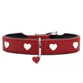 Produktbild: Hundehalsband Hunter Love Rot S/M 38-44 cm