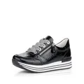 Produktbild: Remonte Damen Low-Top Sneaker D1302, Frauen Halbschuhe,lose Einlage,Sportschuhe,Freizeitschuhe,Turnschuhe,Laufschuhe,schnürschuhe,schwarz (02),39 EU