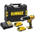 Produktbild: DeWALT Akku-Bohrschrauber DCD778D2T-QW 18V / 2,0 Ah bürstenlos, inkl. 2x 2 Ah Akku, Lader und Koffer - Schwarz