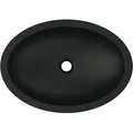 Produktbild: Ideal Standard Strada O Waschtisch-Schale, oval, ohne Überlauf, K0784V3, Farbe: Schwarz Matt
