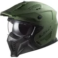 Produktbild: LS2 Motorradhelm OF606 Drifter Trial Helm, Atmungsaktiv, Ratschenverschluss, ECE 22.06 grün L (59/60)