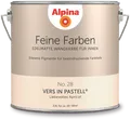 Produktbild: Wandfarbe in pudrigem Apricot ALPINA Feine Farben Vers in Pastell 2,5L