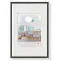 Produktbild: walther-design Bilderrahmen New Lifestyle KV040B, 30 x 40 cm, Echtglas, Kunststoffrahmen, schwarz