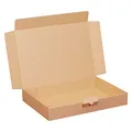 Produktbild: Maxibriefkartons 350 x 250 x 50 mm BRAUN Maxibrief Karton Faltschachtel stabil Versandkarton für Post DHL Versand DIN A4+ B4 Warensendung Büchersendung Versandschachtel mit Steckverschluss (10)