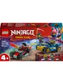 Produktbild: LEGO Ninjago 71840 Action-Autorennen: Rogue vs. Drix