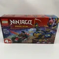 Produktbild: LEGO Ninjago 71840 Action Autorennen Rogue vs Drix NEU & OVP Blitzversand
