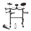 Produktbild: Fame DD-Lite V2 E-Drum Set, Elektronisches Schlagzeug-Set mit 144 Sounds, 12 Drumsets, Aux-Eingang, MIDI, Drumsticks, Drum Key, Mesh Heads, E-Schlagzeug, Schwarz