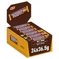 Produktbild: Snickers Creamy Peanut Butter, Schokolade Großpackung, Milchschokolade, Doppelriegel, 24 x 36,5g