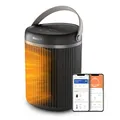 Produktbild: Philips 3000 Series Energy Efficient Connected Fan Heater 2000W, bis zu 50% Energieeinsparung mit Eco AI, leise 24 db(A), 5 Sicherheitsfunktionen, 45°-Oszillation, dunkelgrau (CX3120/01)