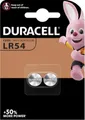 Produktbild: Alkaline Batterie Duracell LR54, Knopfzelle, 1,5 V, 2er Pack 301434
