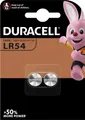Produktbild: Duracell 2 Duracell LR54 Alkaline Knopfzelle Batterien im 2er Blister Knopfzelle