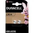 Produktbild: Duracell Duracell Knopfzelle LR 54 1.5 V 2 St. 65 mAh Alkali-Mangan AG10 Knopfzelle, (1.50 V)