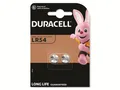 Produktbild: DURACELL Alkaline-Knopfzelle LR54, V10GA, 1.5V, Electronics, 2 Stück