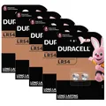 Produktbild: 5x Duracell LR54 V10GA AG10 10GA 389 LR1130  Knopfzelle Batterie 2er Blister