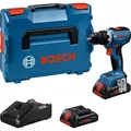 Produktbild: Bosch Akku-Bohrschrauber GSR 18V-65 Professional mit Schnellladegerät GAL 18V-40 Professional, 2 x Akku GBA 18V 5.0Ah in L-BOXX