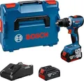 Produktbild: Bosch Akku-Bohrschrauber GSR 18V-65 Set 06019N3203 | 18V 2x 5Ah | 63 Nm | inkl. Ladegerät | L-BOXX | blau