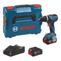 Produktbild: Bosch GSR 18V-65 Professional Bohrschrauber 18 V + 2x Akku 5 Ah + Lader + L-Boxx