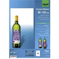 Produktbild: Sigel DE160 Flaschenetiketten 80 x 120 mm Papier Weiß 20 St. Permanent haftend