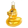 Produktbild: süße Badeente 7,5cm Inge-Glas® Manufaktur Weihnachtsschmuck