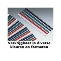 Produktbild: GBC CombBind - Polyvinylchlorid (PVC) - 6 mm - 21 Ringe - A4 (210 x 297 mm) - 25 Blätter - Blau - 100 Stck. Bindekamm aus Kunststoff (4028233)