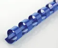 Produktbild: GBC Thermo-Bindemappe Binderücken ibiCombs 6mm 21 Ringe blau VE=100 Stück, (