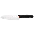 Produktbild: Giesser Santoku Messer 18 cm schwarz Asiamesser Kullenschliff-Klinge 218269wwl18
