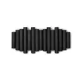 Produktbild: Umbra Wandgarderobe Picket Rail 5 Haken Holz schwarz 1011471-040