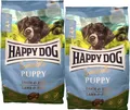 Produktbild: (€ 7,19/kg) Happy Dog Sensible Puppy Lamm & Reis Welpenfutter:  2 x 4 kg = 8 kg