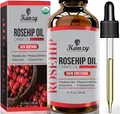 Produktbild: Hagebuttenöl Bio Kaltgepresst 100% Rein 120ml Rosehip Oil Wildrosenöl für Hau...