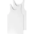 Produktbild: Schiesser Unterhemd 95/5 (2er-Pack) mit seitlichen Nähten weiß 10 (4XL)