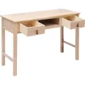 Produktbild: vidaXL Schreibtisch Natur 110 × 45 × 76 cm Holz - Braun