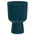 Produktbild: elho® Vibes Übertopf Fold Cup Tiefblau Ø 14 cm - Kunststoff