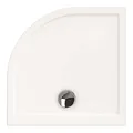 Produktbild: Hoesch Viertelkreis-Duschwanne Samar weiß, 90x90x3cm, ultraflach