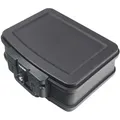 Produktbild: Hmf - 250452 Feuerfeste Wasserdichte Dokumentenbox, Dokumentenkassette, Geldkassette Din A4, Schwarz