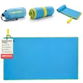 Produktbild: meteor Sport tücher handtücher L XL XXL Größen 9 Farben Ultra leicht Microfaser Handtuch Ultra saugfähig Fitnes-Handtuch Reisehandtuch Microfaser Sauna Badetuch Strand-Handtuch