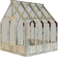 Produktbild: Palmako Gewächshaus E_milia, BxTxH: 240 x 244 x 283 cm, 4 mm Wandstärke, 5,4 m², inklusive automatische Dachentlüftung