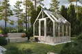 Produktbild: Gewächshaus Gartenhaus Glashaus EMILIA 240x244cm 4mm Echtglas / 44mm Holzelement