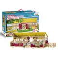 Produktbild: Craze Bibi und Tina Figuren Martinshof Spielset Pferdestall Bibi und Tina Spielzeug Reiterhof mit Pferden, Spielfiguren und Zubehör Bauernhof Spielzeug 32732
