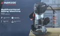 Produktbild: Parkside Performance® Multifräse PPMF 710 mit Kanten-, Ober- und Winkelfräsmodul