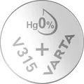 Produktbild: Varta Knopfzelle 315 1.55V 20 mAh Silberoxid SILVER Coin V315/SR67 NaBli 1