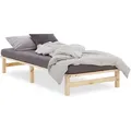 Produktbild: Homestyle4u Holzbett, Braun, Holz, Kiefer, 100x200 cm, Schlafzimmer, Betten