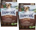 Produktbild: Happy Dog Sensible Mini Canada (€ 7,12/kg) Lachs Kaninchen Lamm: 2 x 4 kg = 8 kg