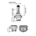 Produktbild: Glühlampe, Fernscheinwerfe PHILIPS 12362WVUB1 für MG TF 1.6 2002-2009